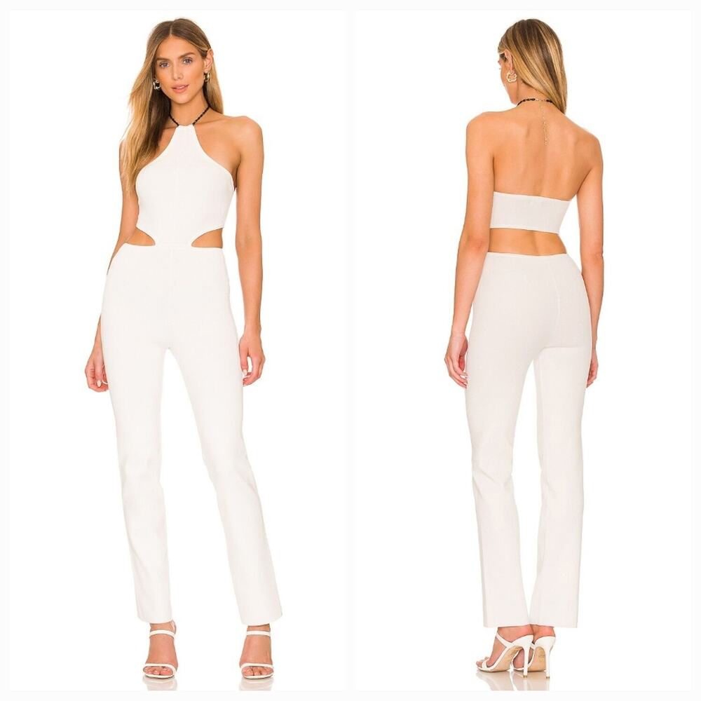 NBD Kylo Jumpsuit in White XS